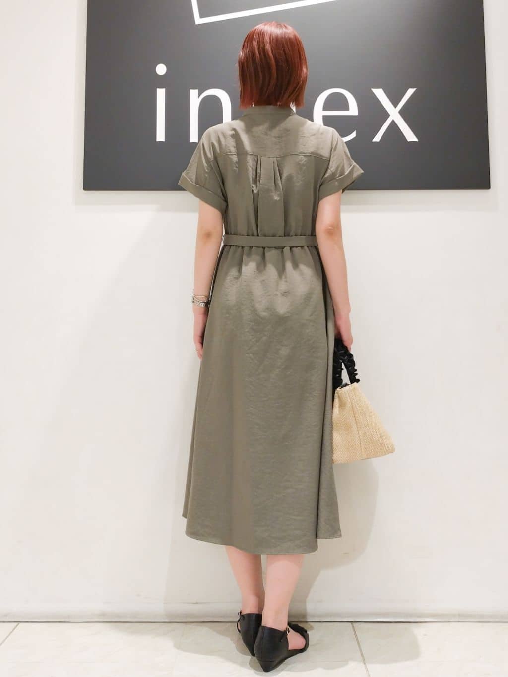n.さんの「index｜《7色展開／XS-LLサイズ》ダブルポケットスキッパーシャツワンピース【吸水速乾／防シワ／イージーア」を使ったコーディネート