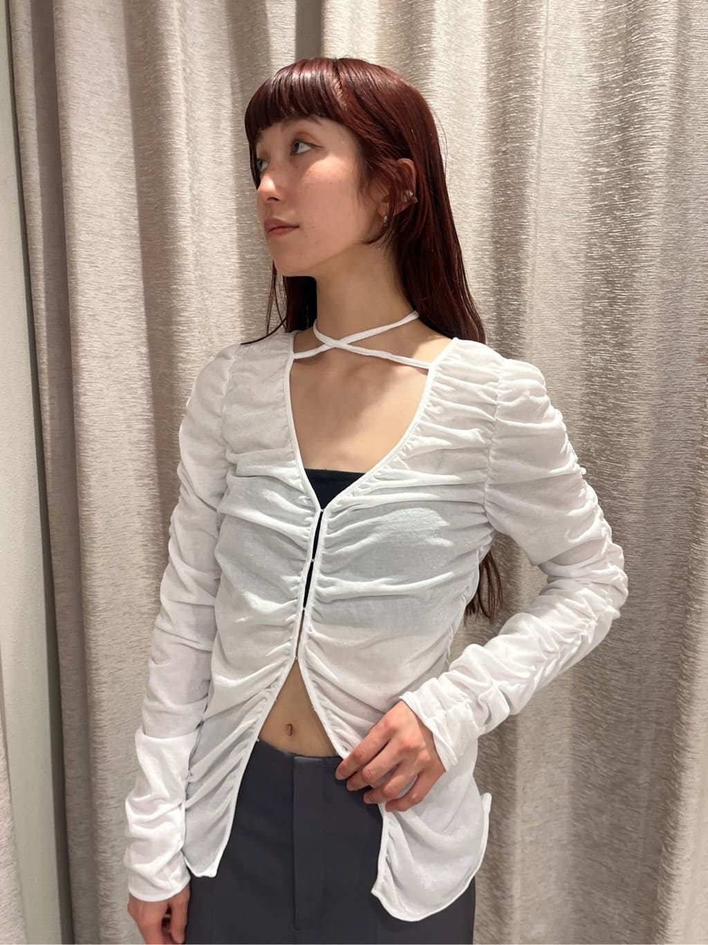 Rielさんの「CODE A｜bandeau bra short top」を使ったコーディネート