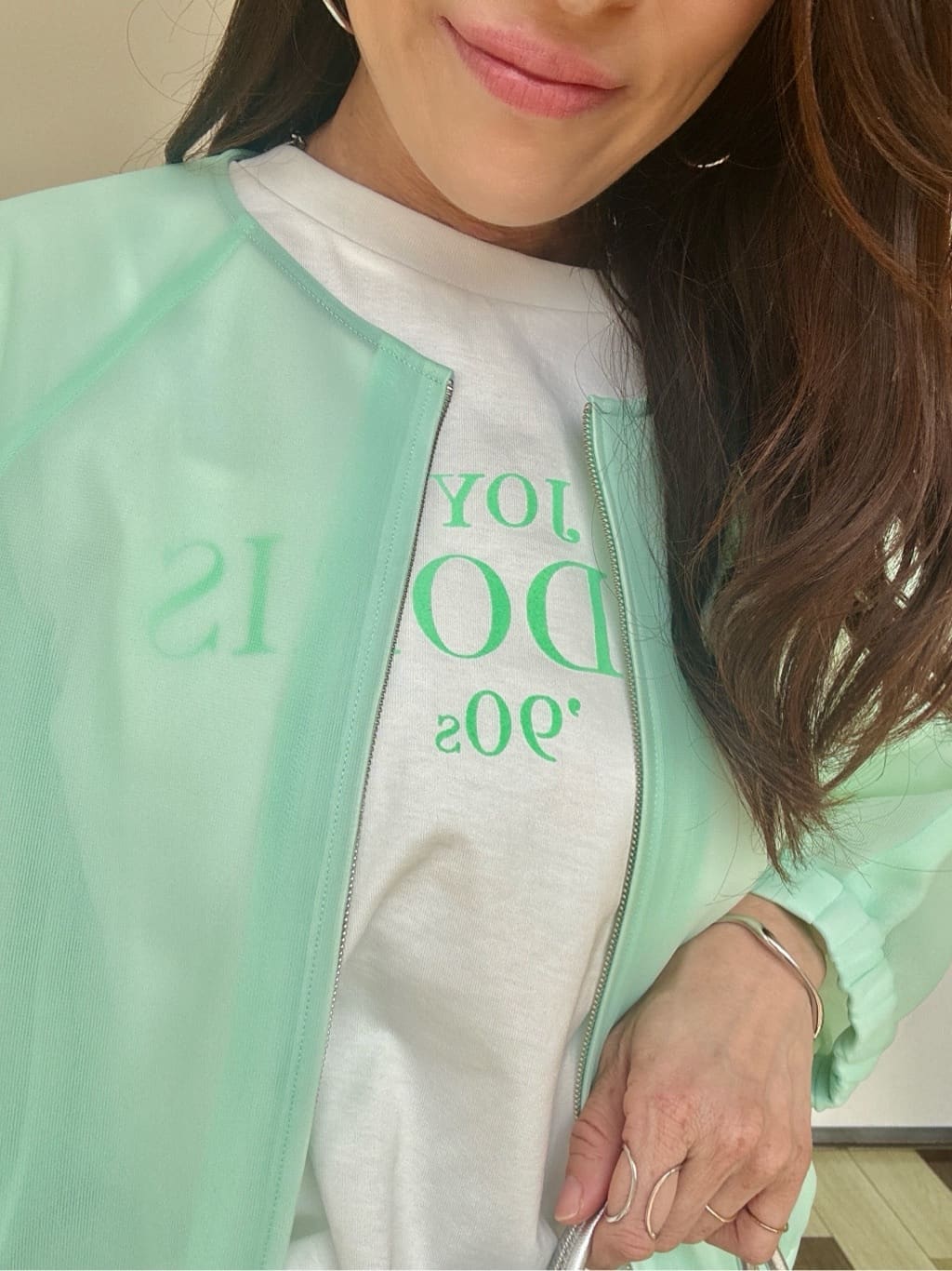 M. さんの「OPAQUE.CLIP｜◆フロッキーロゴTシャツ【洗濯機洗い可】」を使ったコーディネート