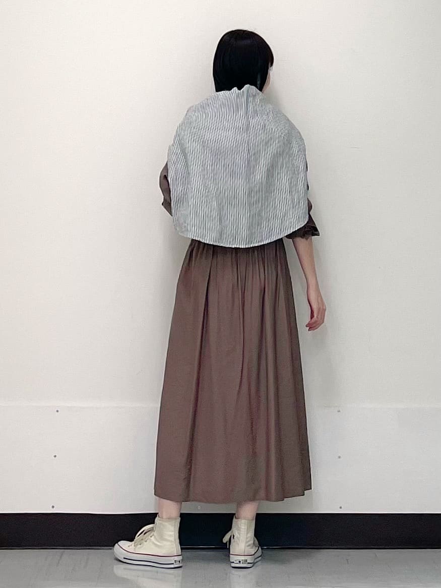 ikueさんの「INDIVI｜◆【毎年人気！／フレンチリネン】ベーシックシャツ」を使ったコーディネート