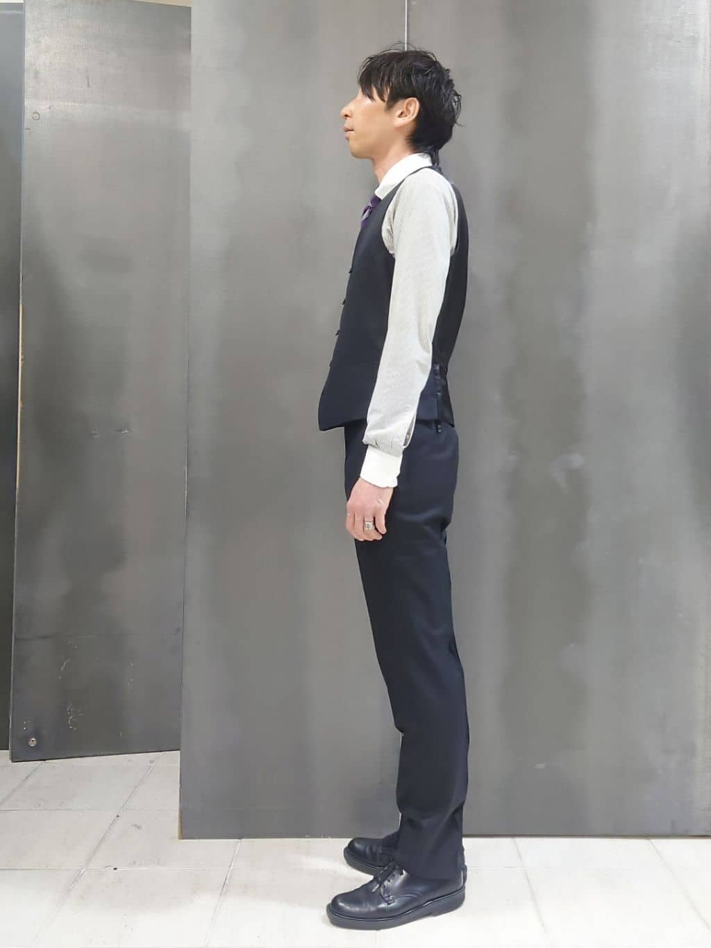 kawamuさんの「TAKEO KIKUCHI｜【Made in JAPAN】矢絣（やがすり）ベスト／ スリーピース対応」を使ったコーディネート