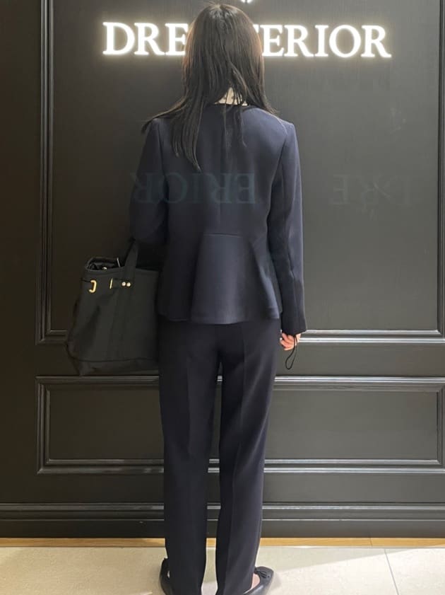 Karinさんの「DRESSTERIOR｜◆ソフトレザーバレエシューズ」を使ったコーディネート