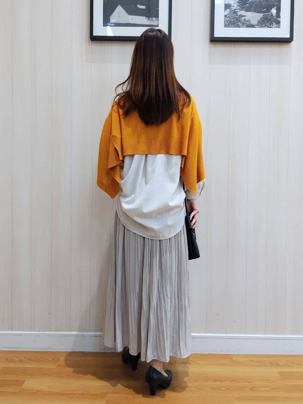 yseさんの「SHOO･LA･RUE｜◆【S-LL】お顔周りを華やかに おりがみタックブラウス」を使ったコーディネート