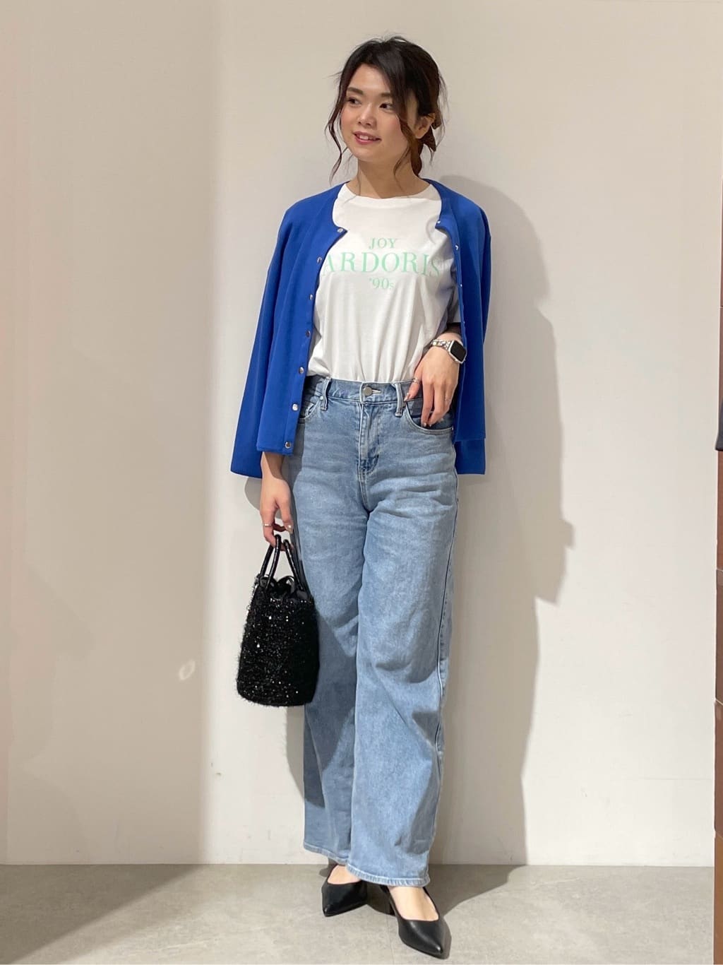 kanahoさんの「OPAQUE.CLIP｜◆フロッキーロゴTシャツ【洗濯機洗い可】」を使ったコーディネート