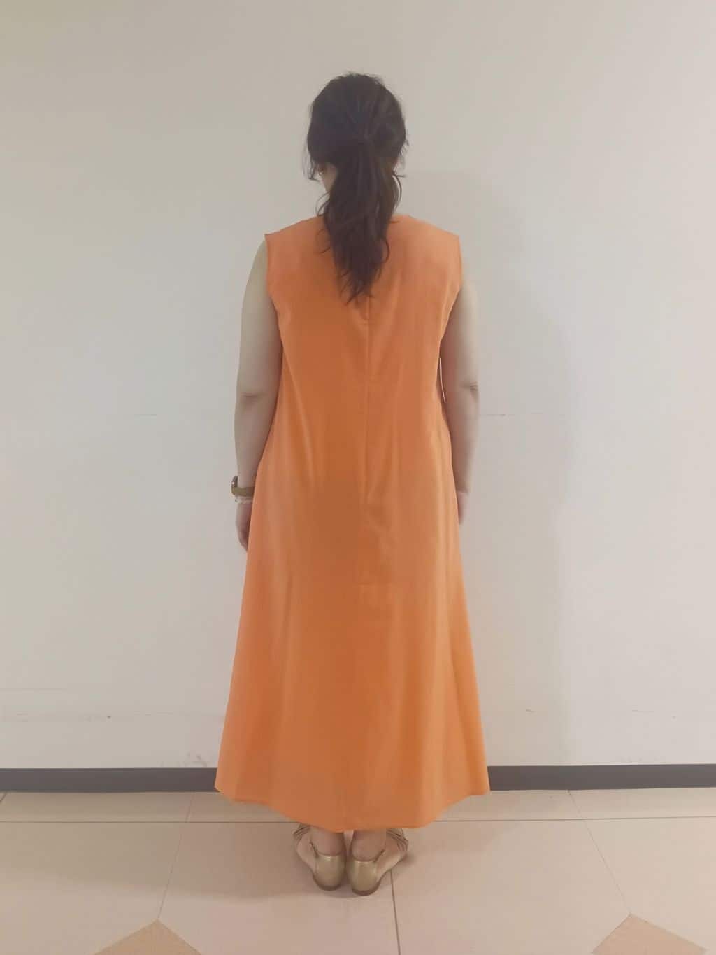 kaoさんの「INDIVI｜◆【通気性◎撥水／接触冷感／UVケア】フレアワンピース」を使ったコーディネート