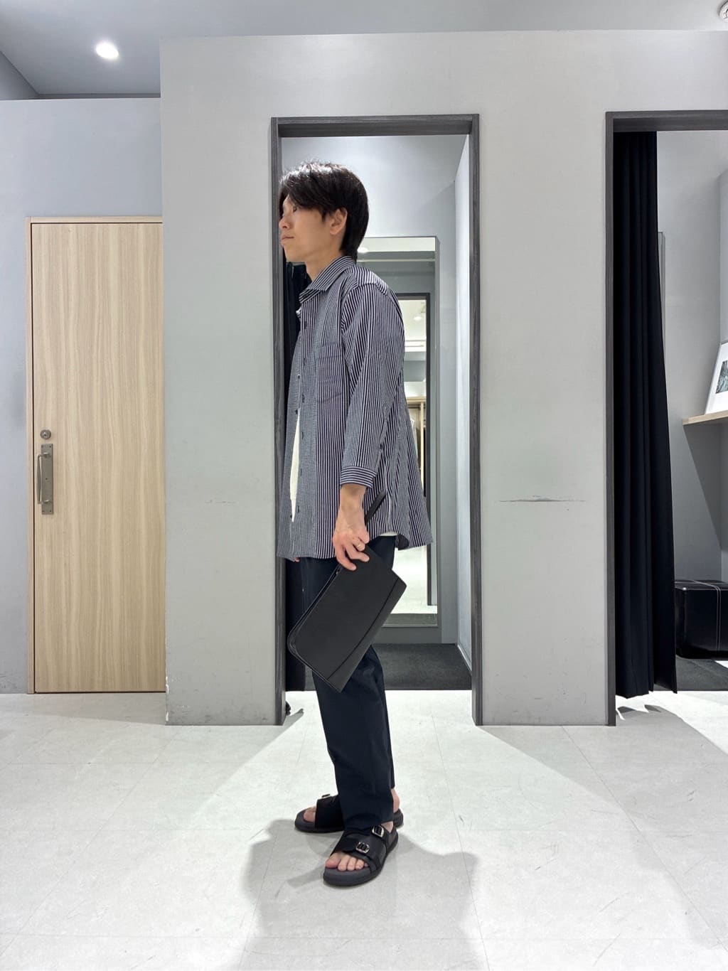 わいずみさんの「TAKEO KIKUCHI｜【抗菌防臭】COOL DOTS（R）ドビープリント パンツ」を使ったコーディネート