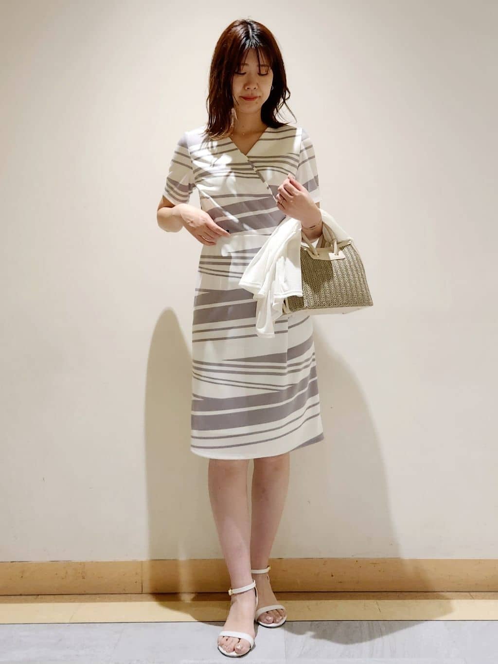 yukaさんの「COUP DE CHANCE｜【洗える】着流しカーディガン」を使ったコーディネート