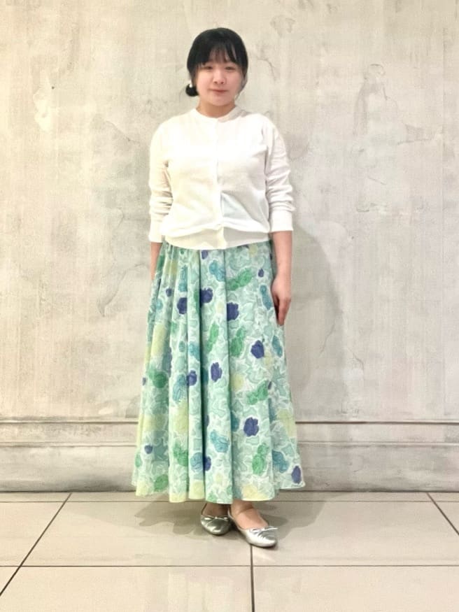 Mizukiさんの「UNTITLED｜◆【11色展開/コットン100/アンサンブル可能】クルーカーディガン」を使ったコーディネート
