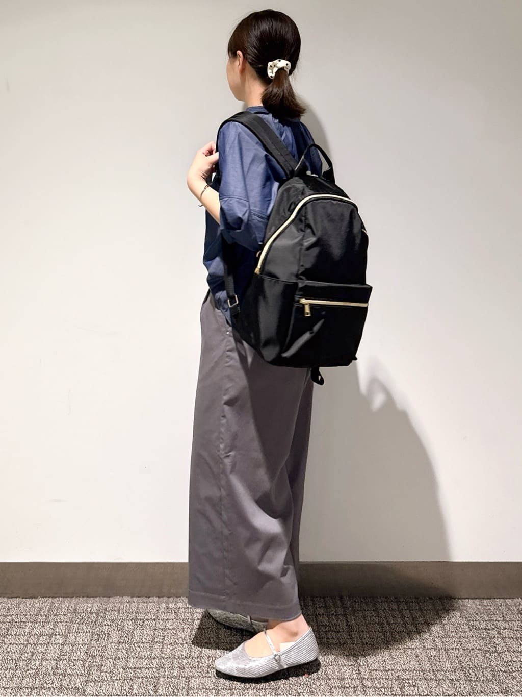みーさんの「grove｜サマーハイパーストレッチワイドパンツ」を使ったコーディネート