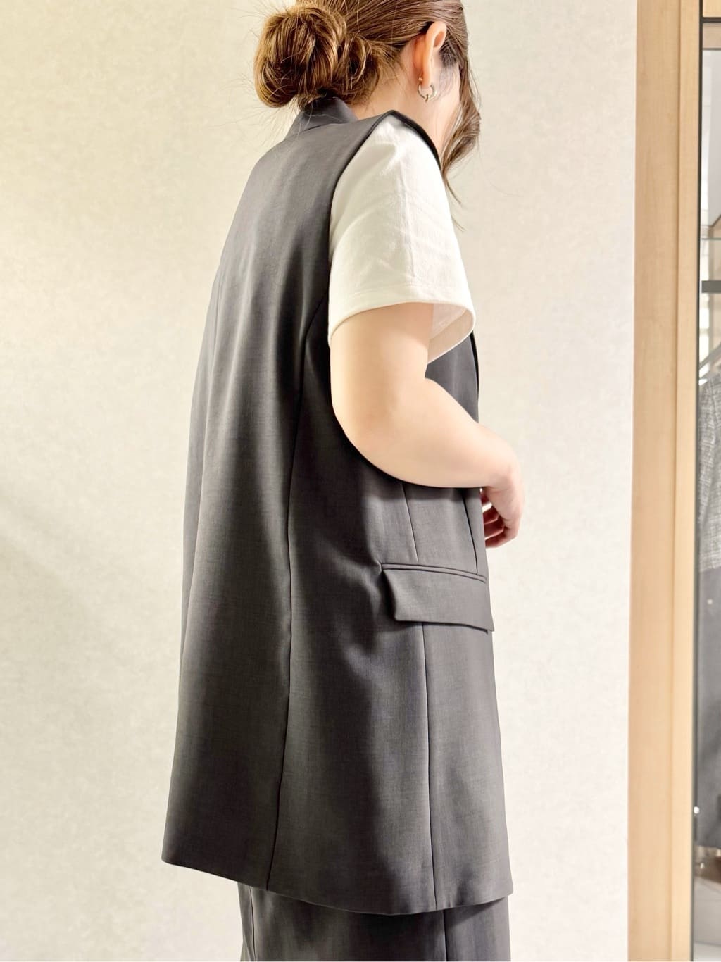sayuさんの「UNTITLED｜◆【接触冷感/UV/セットアップ可能】ライトウェイト ナロースカート」を使ったコーディネート