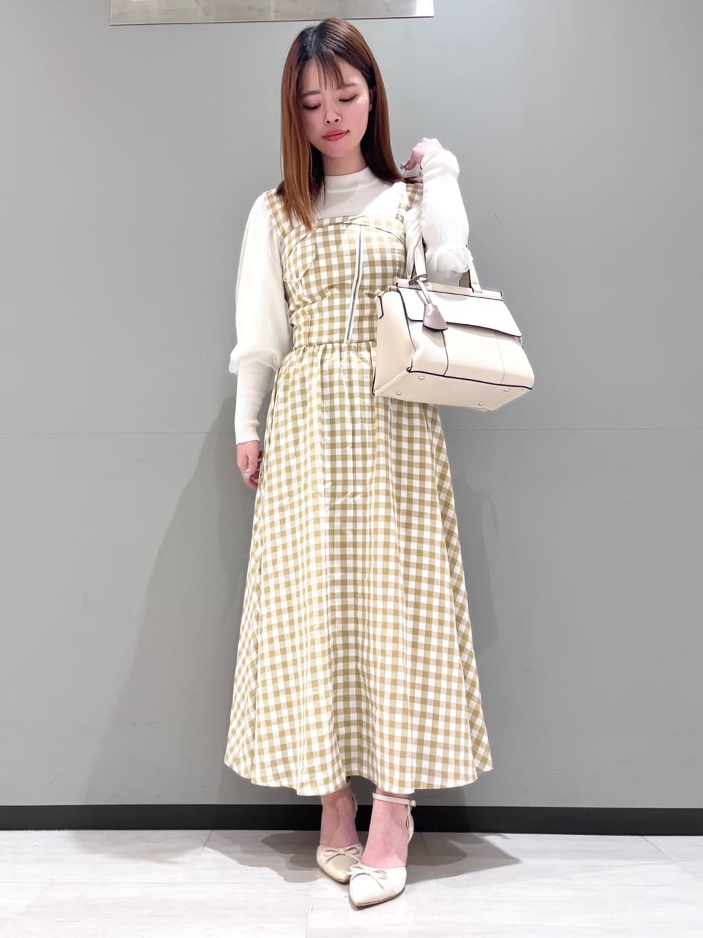 RISAさんの「ESPERANZA｜ダブルフラップ2WAYハンドバッグ」を使ったコーディネート