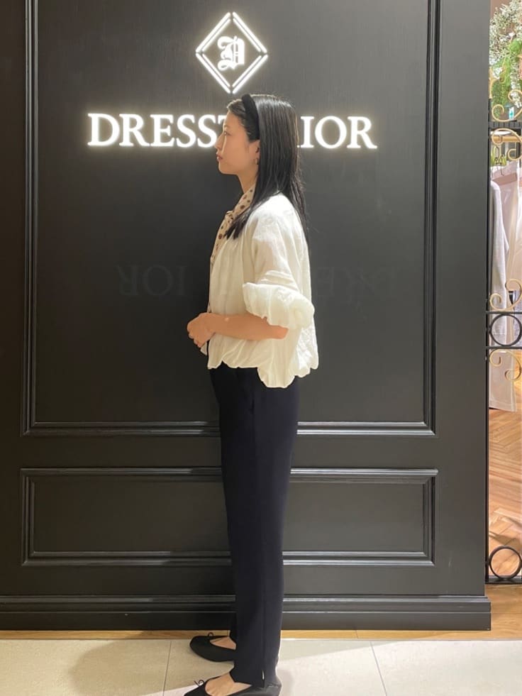 Karinさんの「DRESSTERIOR｜◆ソフトレザーバレエシューズ」を使ったコーディネート