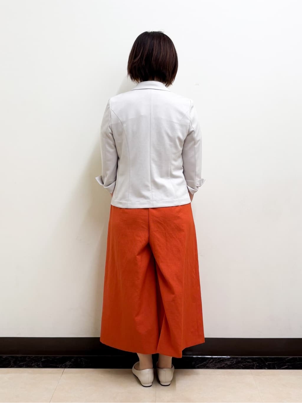 ミヨさんの「Reflect｜◆【SS-4Lサイズ／洗える】匠ジャケット／ベーシックテーラード」を使ったコーディネート