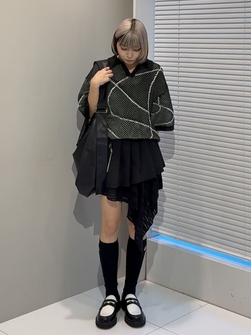 川本葵さんの「tk.TAKEO KIKUCHI｜」を使ったコーディネート