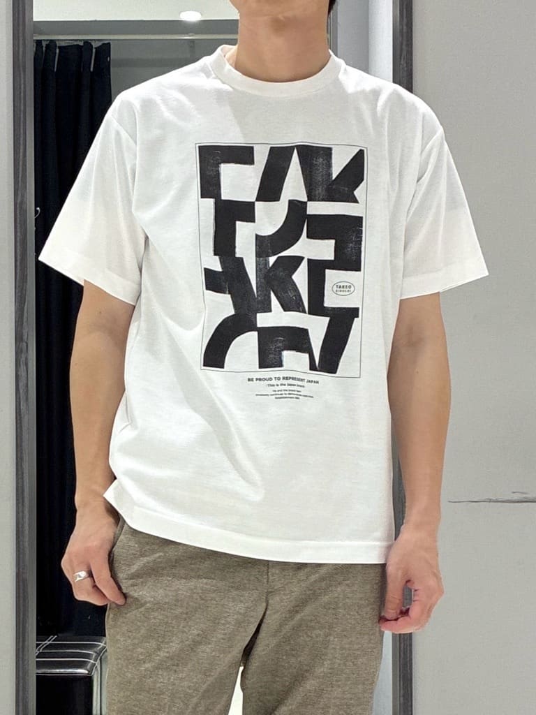 わいずみさんの「TAKEO KIKUCHI｜【抗菌防臭】COOL DOTS（R）ドビープリント パンツ」を使ったコーディネート