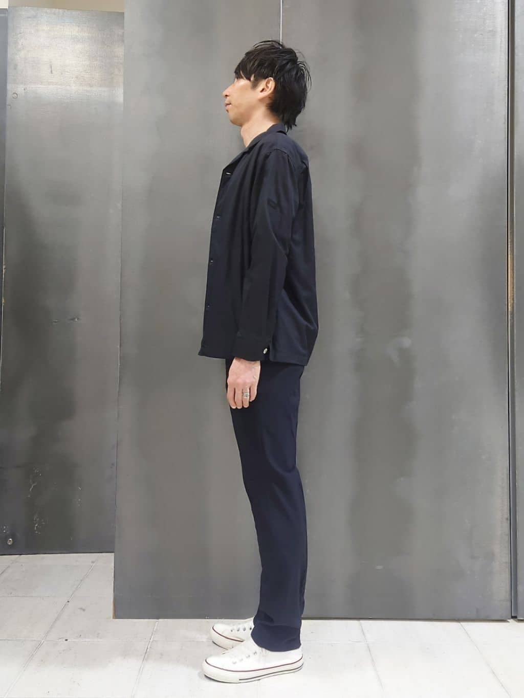 kawamuさんの「TAKEO KIKUCHI｜【360&deg;ストレッチ／セットアップ対応】None Of Stress パンツ」を使ったコーディネート