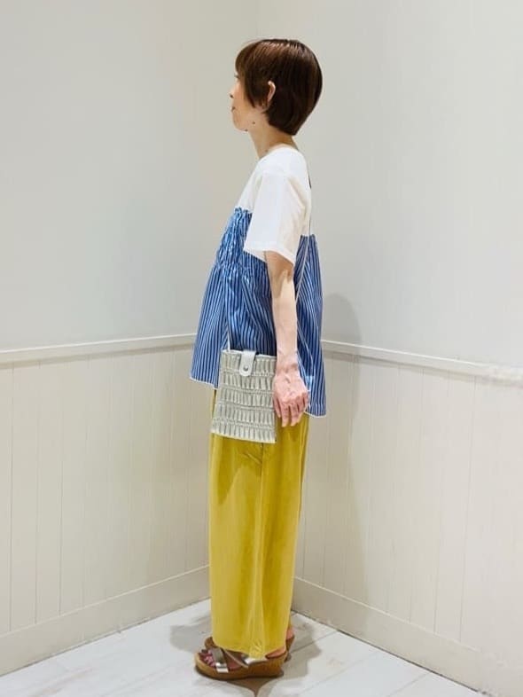 あきさんの「SHOO･LA･RUE｜◆プリーツミニショルダーバッグ」を使ったコーディネート