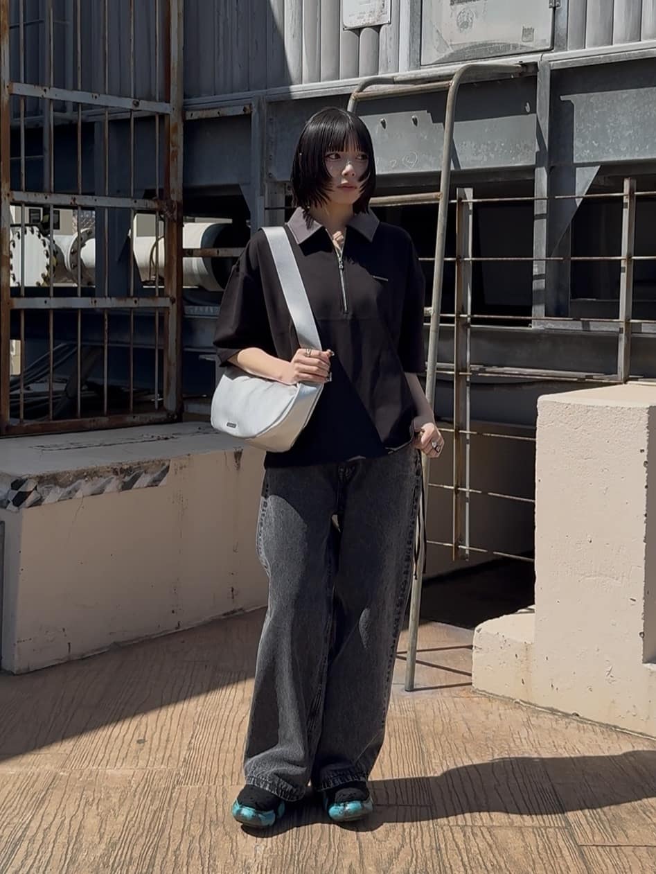 川本葵さんの「tk.TAKEO KIKUCHI｜◆【Aラインシリーズ】デニム」を使ったコーディネート