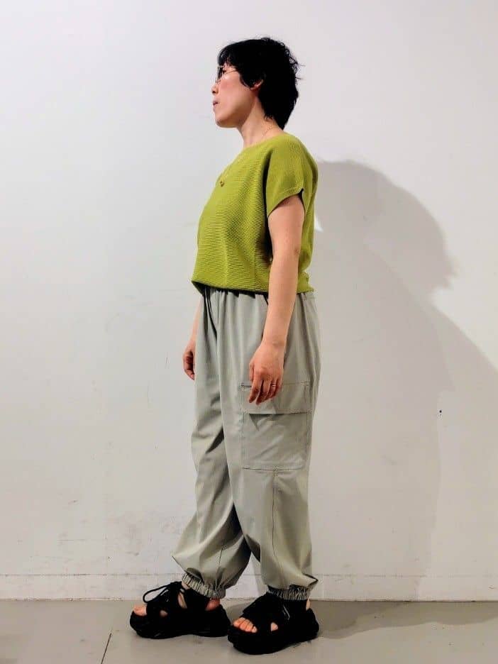 kodamaさんの「THE SHOP TK｜◆総レースシャツ【洗える】」を使ったコーディネート