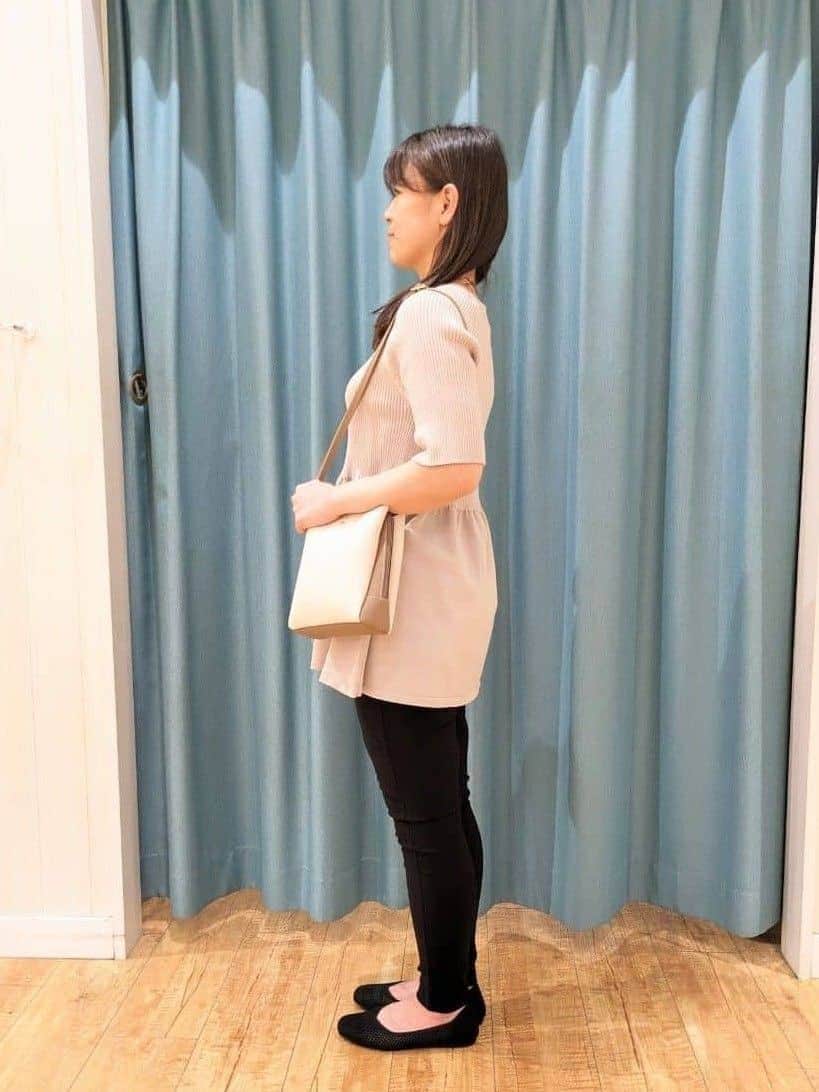 Miさんの「SHOO･LA･RUE｜◆【S-LL】レイヤードスタイルに 脚をきれいに魅せる ストレッチスキニーパンツ」を使ったコーディネート