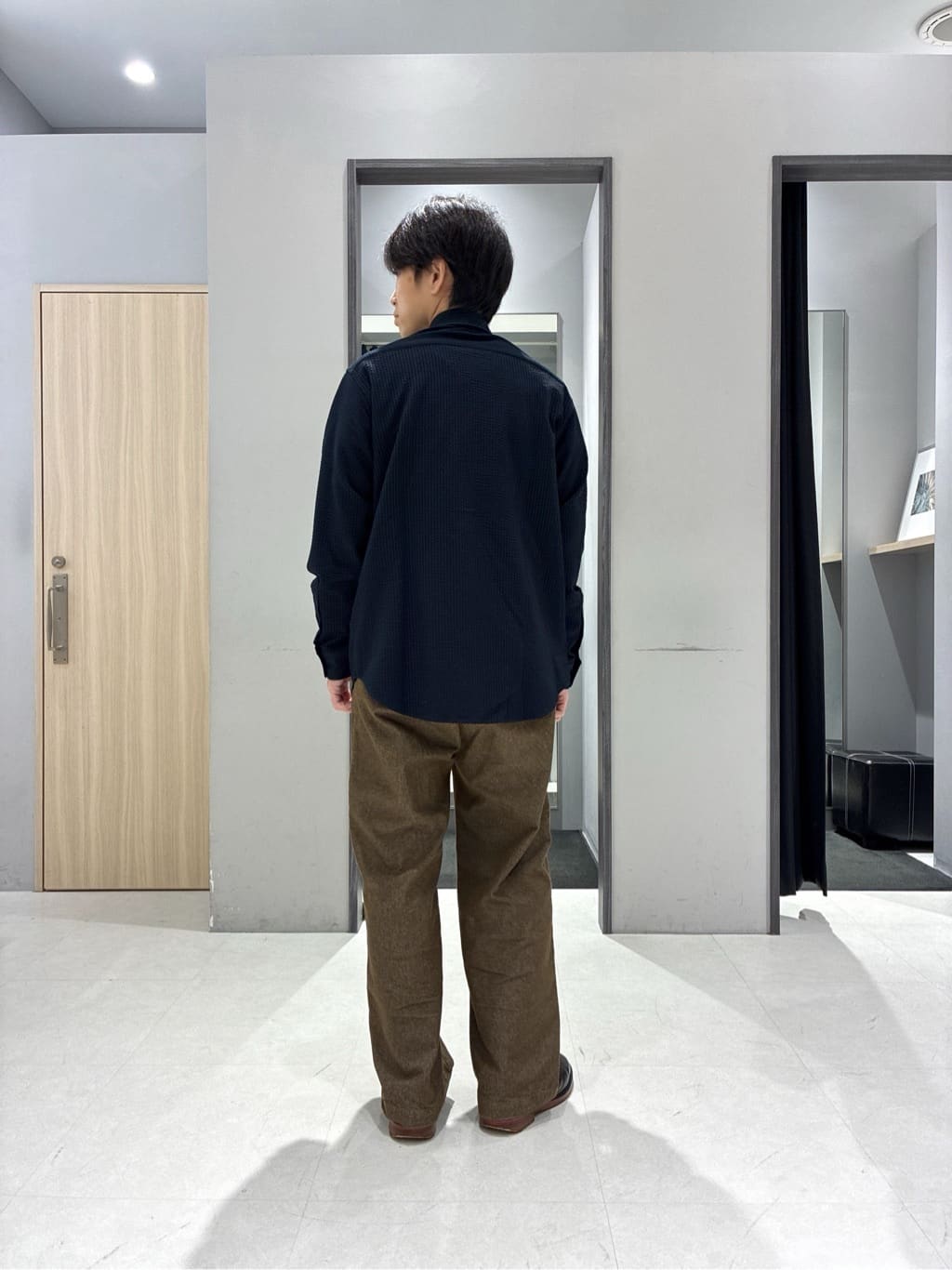 わいずみさんの「TAKEO KIKUCHI｜【抗菌防臭/シーズンレス】シアサッカー ジャージシャツ」を使ったコーディネート