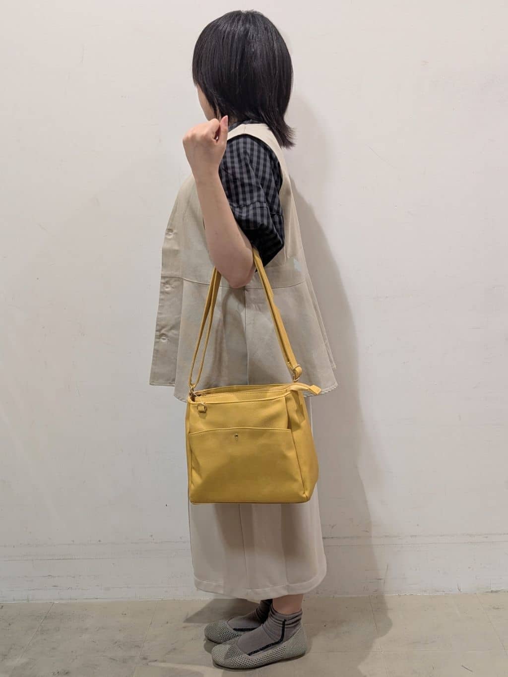 たぼく。さんの「SHOO･LA･RUE｜◆【洗える】透かし編みニットパンプス」を使ったコーディネート