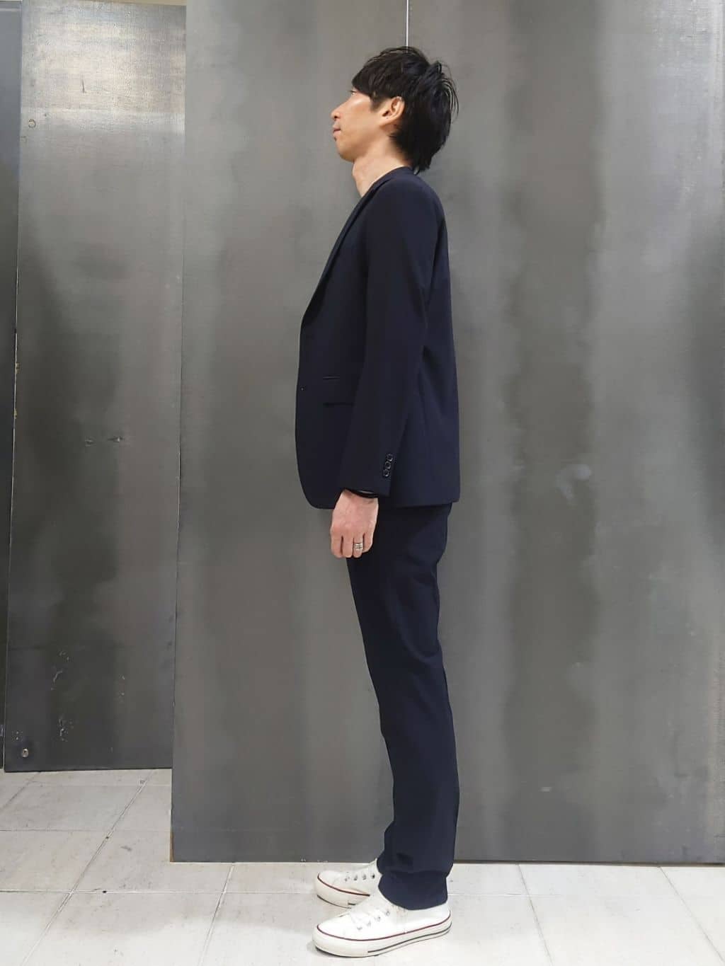 kawamuさんの「TAKEO KIKUCHI｜【360&deg;ストレッチ／セットアップ対応】None Of Stress パンツ」を使ったコーディネート