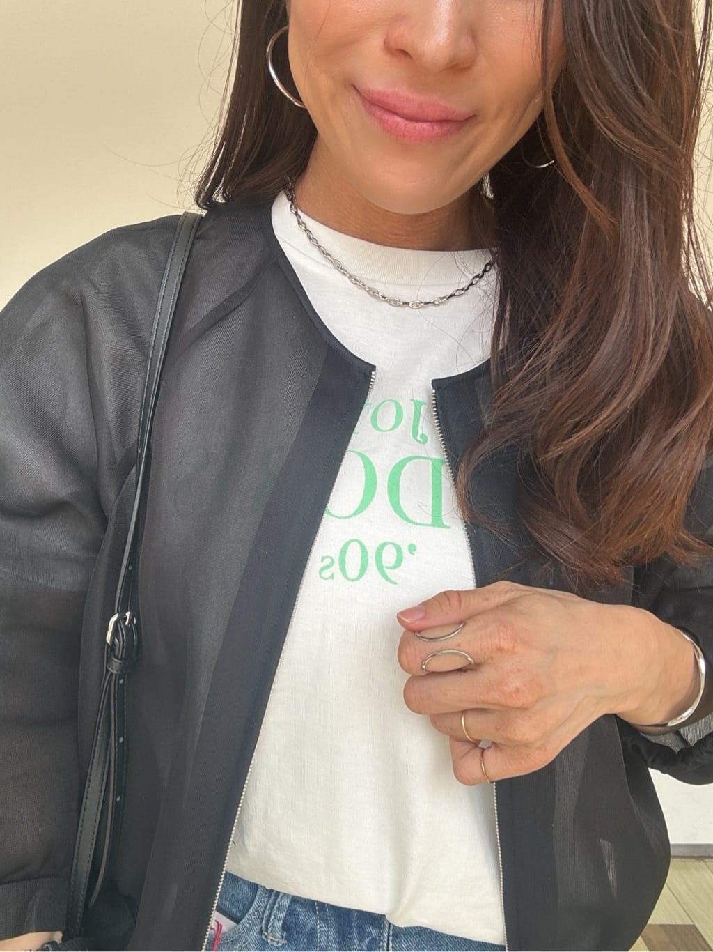 M. さんの「OPAQUE.CLIP｜◆フロッキーロゴTシャツ【洗濯機洗い可】」を使ったコーディネート