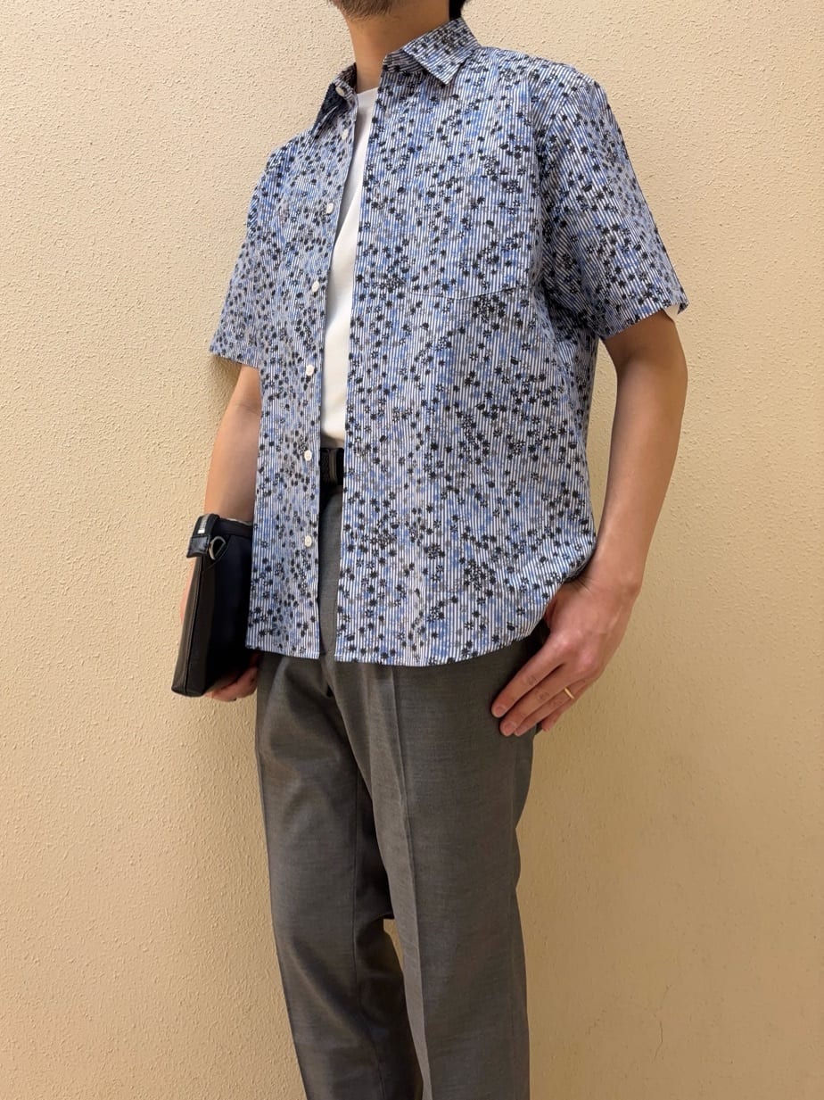 及川さんの「TAKEO KIKUCHI｜【抗菌防臭／5サイズ展開】ハイゲージポンチ Tシャツ」を使ったコーディネート