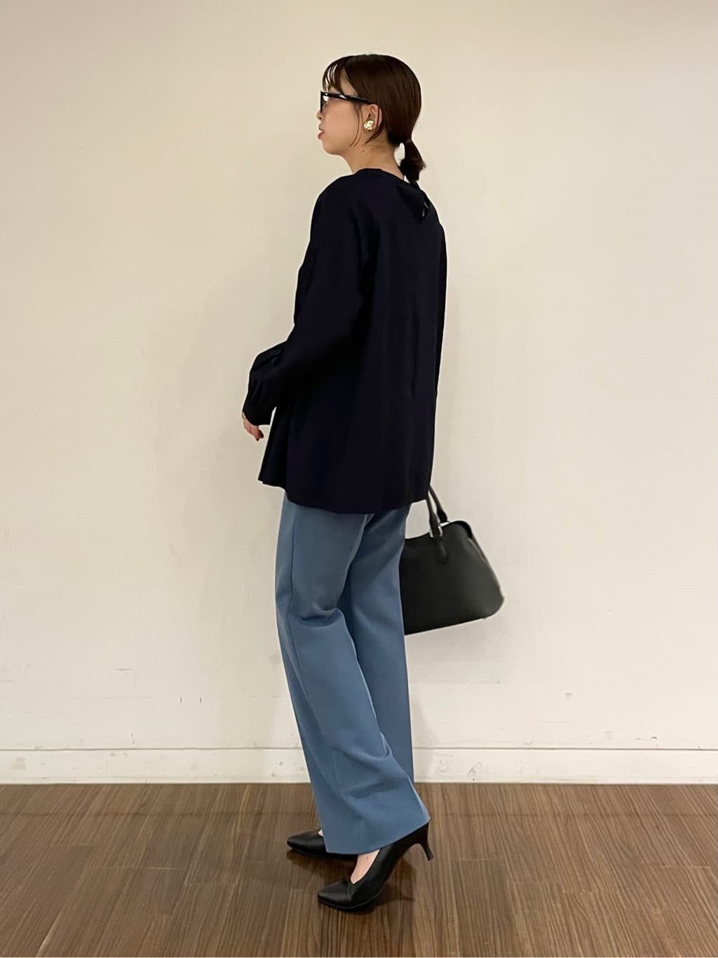 ねねさんの「INDIVI｜【セレモニーにおすすめ！】パール調トップネックレス」を使ったコーディネート