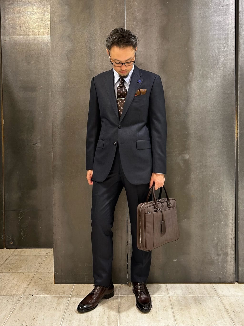 coheyさんの「TAKEO KIKUCHI｜【Made in JAPAN】矢絣（やがすり）スーツ／スリーピース対応」を使ったコーディネート