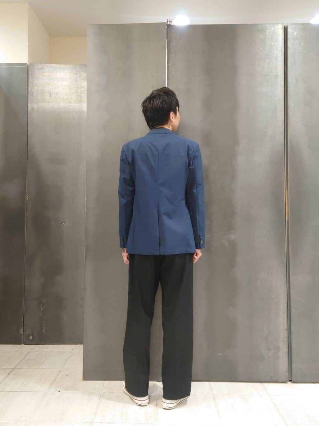 kawamuさんの「TAKEO KIKUCHI｜【抗菌防臭】COOL DOTS（R）ドビープリント ジャケット」を使ったコーディネート