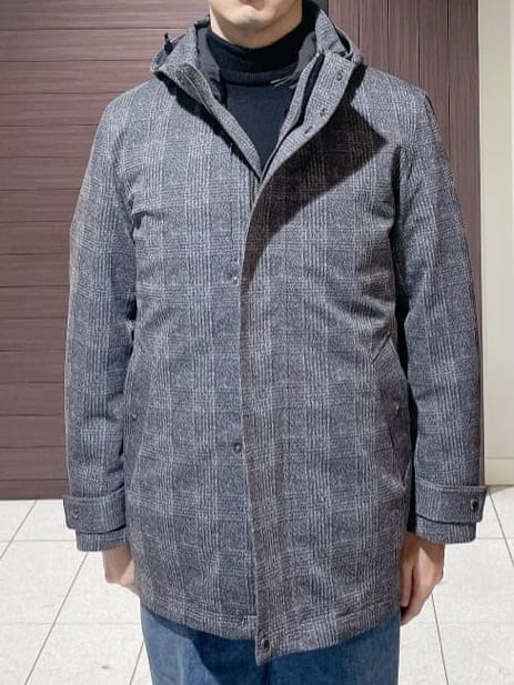 ToyoPさんの「TAKEO KIKUCHI｜【3WAY】ジャカード グレンチェック ダウンライナー ブルゾン」を使ったコーディネート
