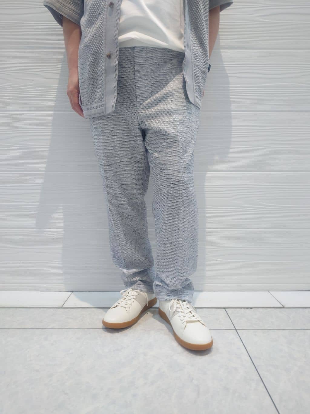 かずさんの「TAKEO KIKUCHI｜【抗菌防臭／5サイズ展開】ハイゲージポンチ Tシャツ」を使ったコーディネート