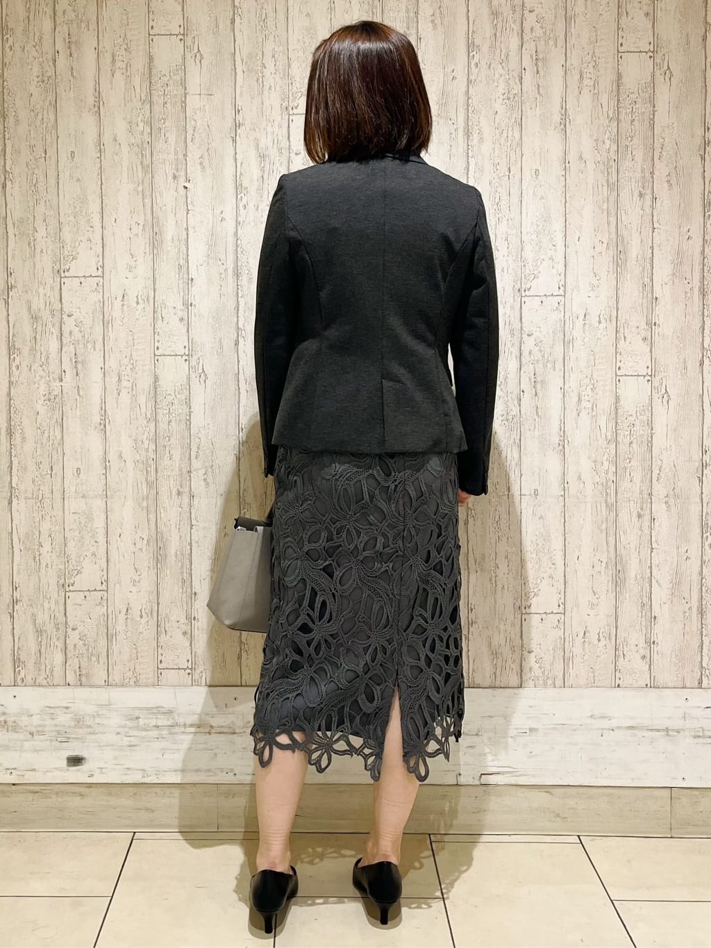 kcさんの「index｜《5色展開／XS-LLサイズ》ストレッチテーラードジャケット／セットアップ対応【イージーアイロン】」を使ったコーディネート