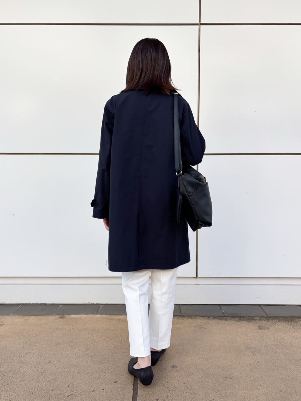 まいさんの「SHOO･LA･RUE｜◆【S-LL/撥水/防花粉】オンにもオフにも ステンカラーコート」を使ったコーディネート