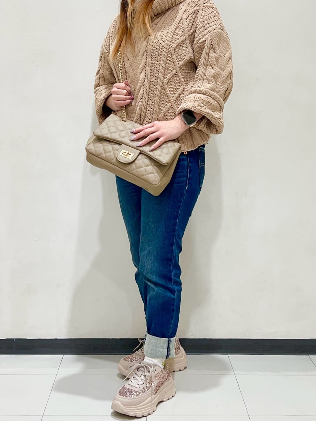 かなぴぃさんの「ESPERANZA｜キルト2WAYショルダーバッグ」を使ったコーディネート