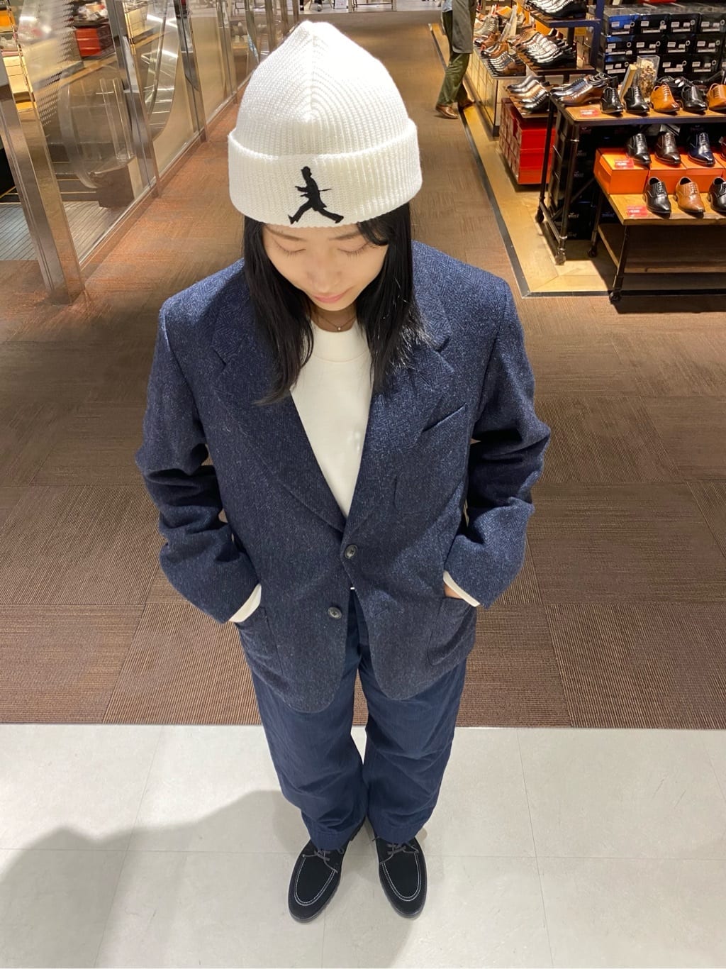 RICOさんの「TAKEO KIKUCHI｜ラスタウォーカーニットCAP」を使ったコーディネート
