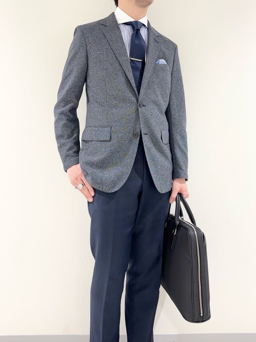 及川さんの「TAKEO KIKUCHI｜コインローファー」を使ったコーディネート