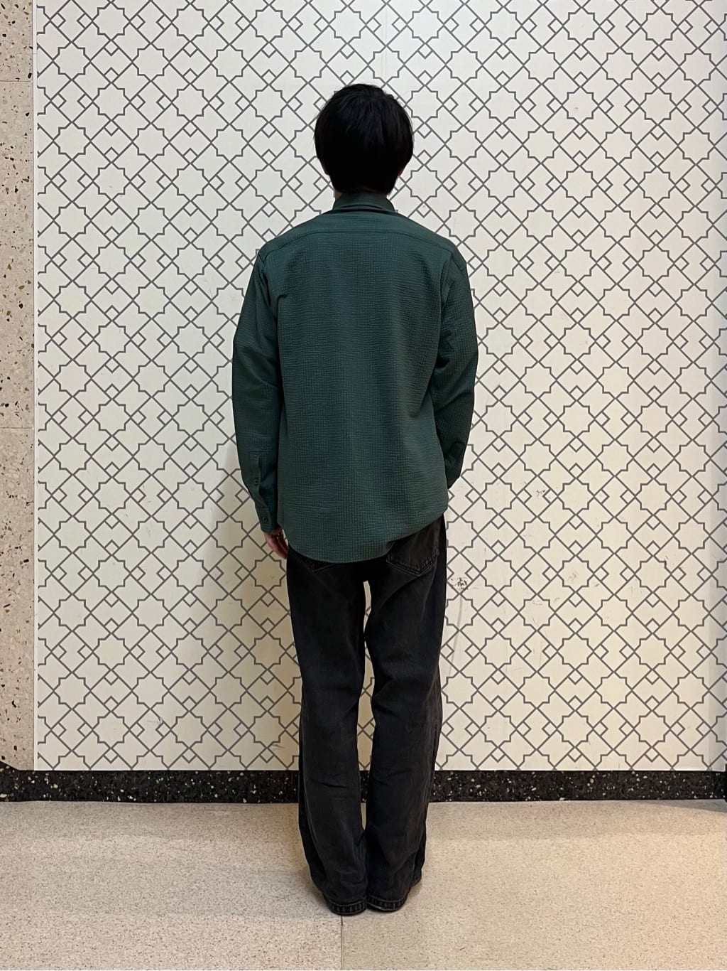 うっちーさんの「TAKEO KIKUCHI｜【抗菌防臭/シーズンレス】シアサッカー ジャージシャツ」を使ったコーディネート
