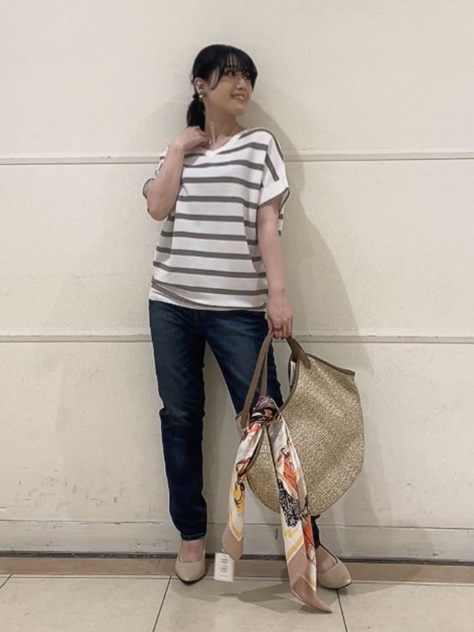 watanabeさんの「UNTITLED｜【Healthy DENIM&times;UNTITLED】別注 R Mrytle（リマートル）テーパードデニム」を使ったコーディネート