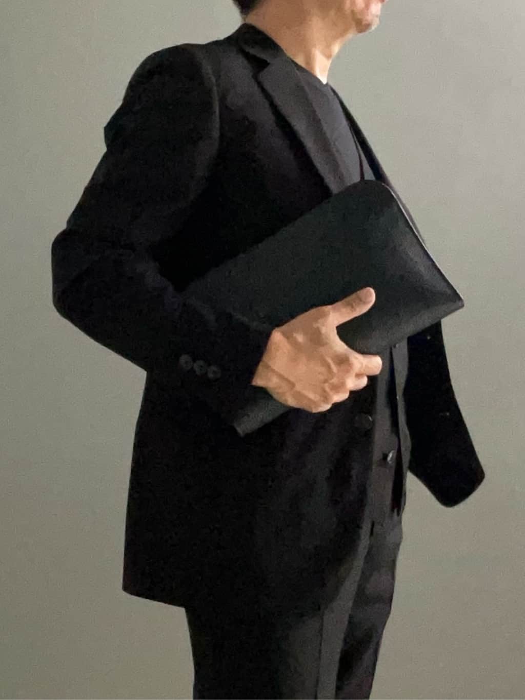 デザイナーTAKEman さんの「TAKEO KIKUCHI｜ディープブラック ジャケット」を使ったコーディネート