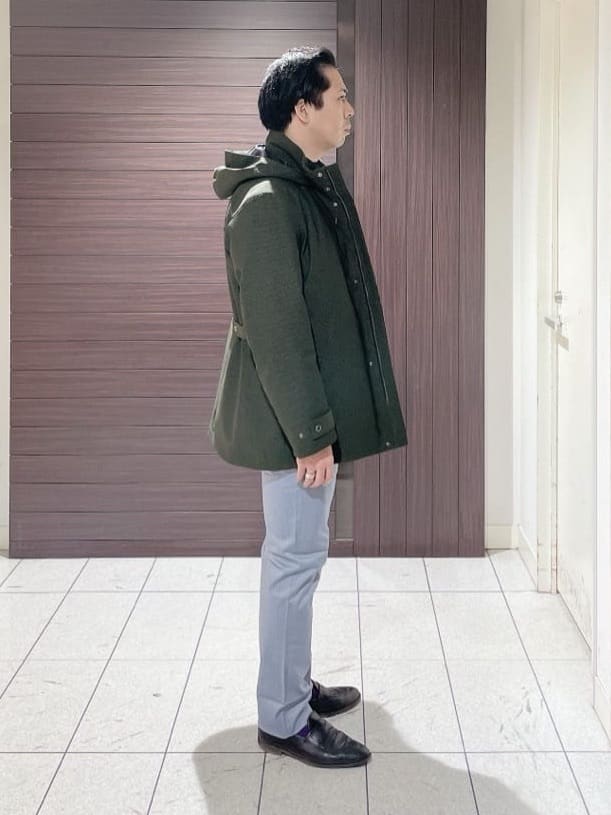 ToyoPさんの「TAKEO KIKUCHI｜【全7サイズ&times;8色展開！】トップマルチヘリンボン パンツ」を使ったコーディネート