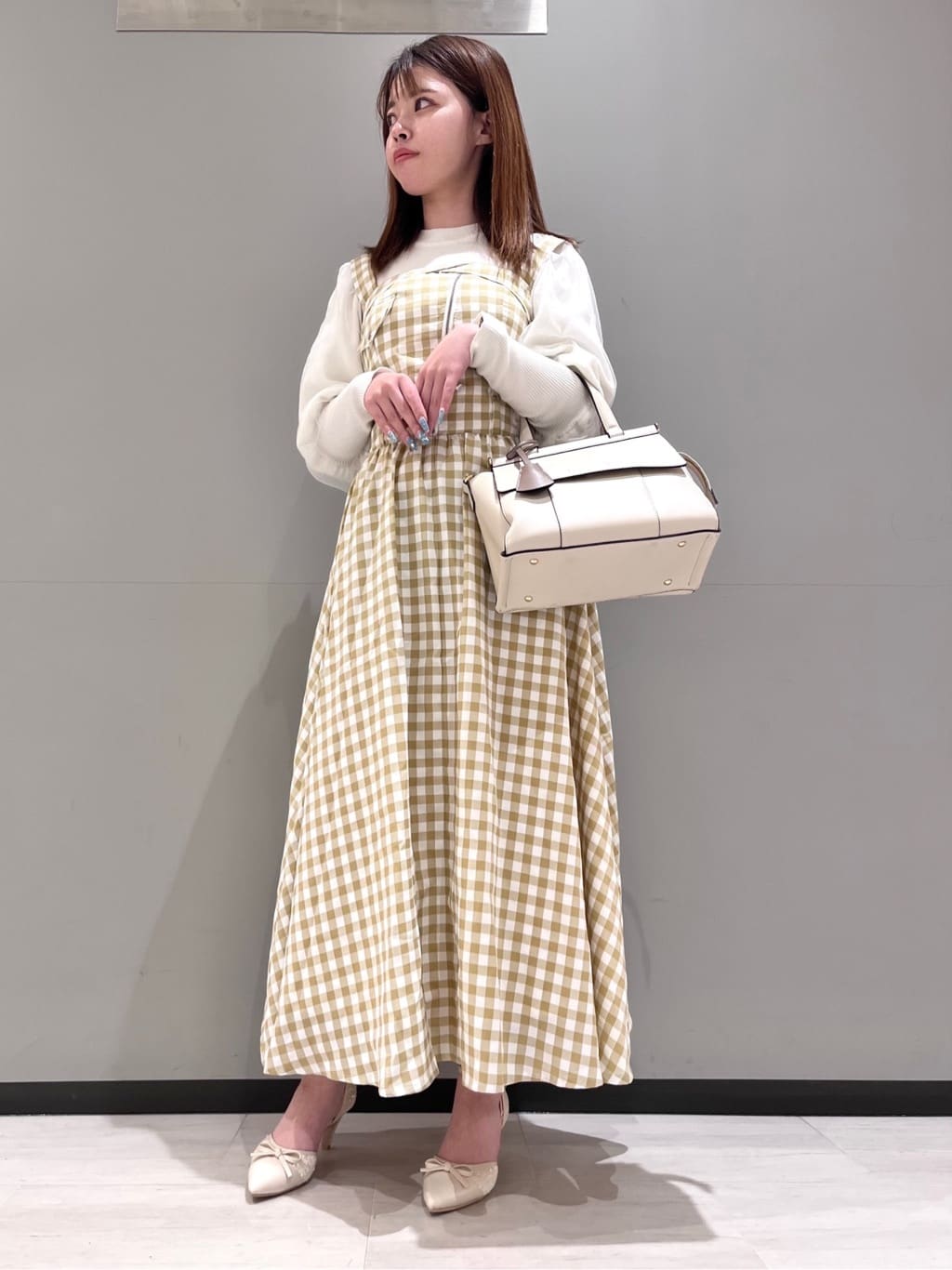 RISAさんの「ESPERANZA｜ダブルフラップ2WAYハンドバッグ」を使ったコーディネート