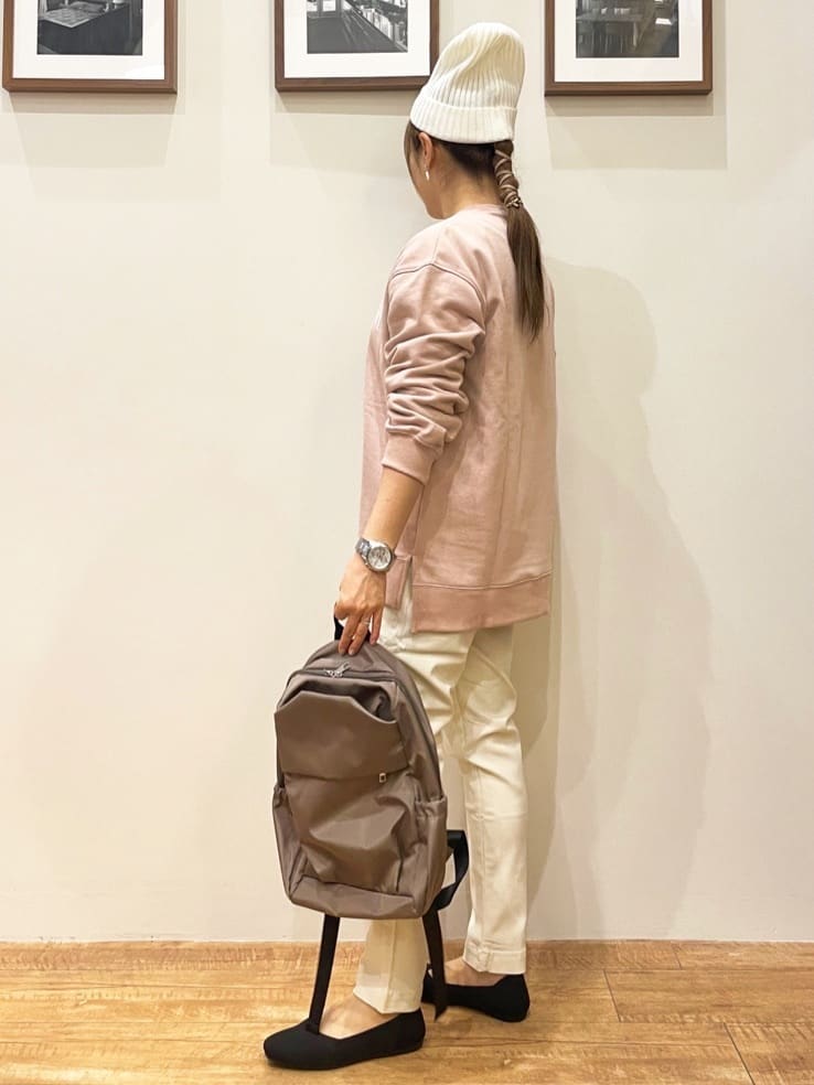 きっちょんさんの「SHOO･LA･RUE｜【SS-3L/無理せずスリム】 ぐんぐん伸びる イージーテーパードパンツ」を使ったコーディネート