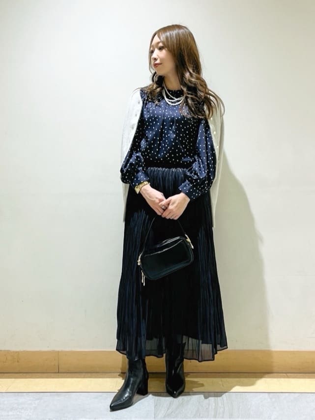 sattoさんの「UNTITLED｜【セレモニー対応】レイヤードフェイクパール」を使ったコーディネート