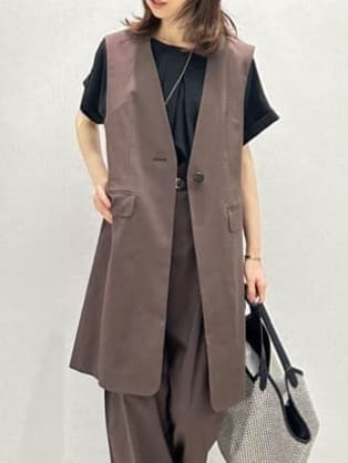 Miwaさんの「UNTITLED｜ライトダブルリングネックレス」を使ったコーディネート
