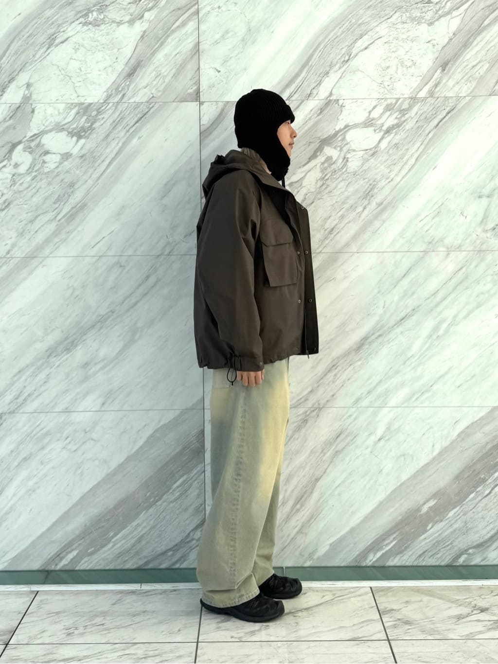 simさんの「tk.TAKEO KIKUCHI｜◆【春まで使える】3WAYマウンテンパーカ 防風/ライナー付き」を使ったコーディネート