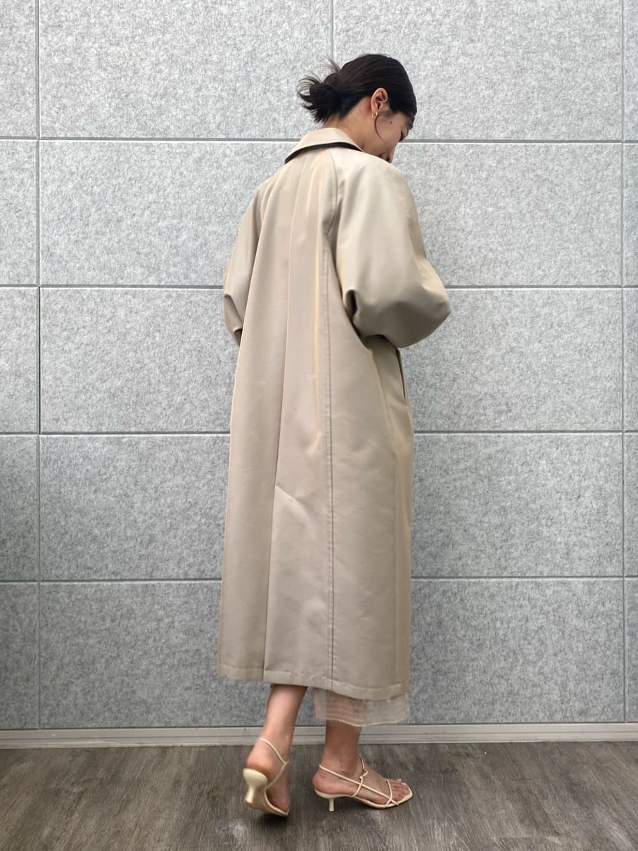 uchi__yamaさんの「CODE A｜balmacaan coat」を使ったコーディネート