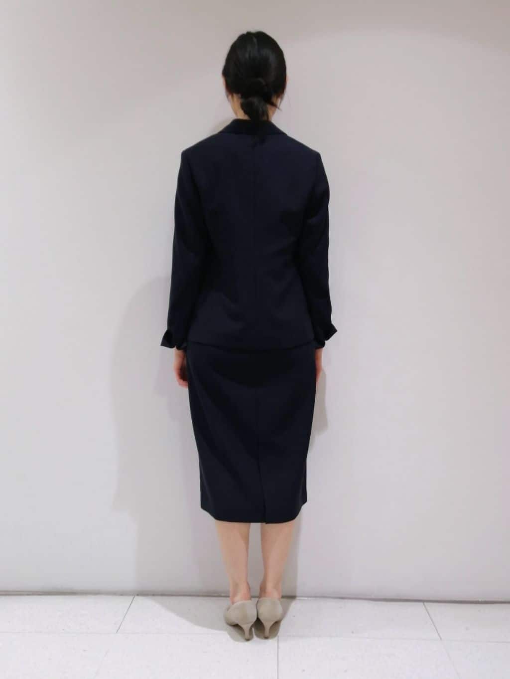 ayanoさんの「INDIVI｜◆【洗える／スーツ】ストレートラインワンピース」を使ったコーディネート